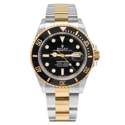 Rolex Submariner YZ Silver Gold With Black Dial