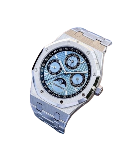 Audemars Piguet Royal Oak Perpetual Calendar Silver SkyBlue