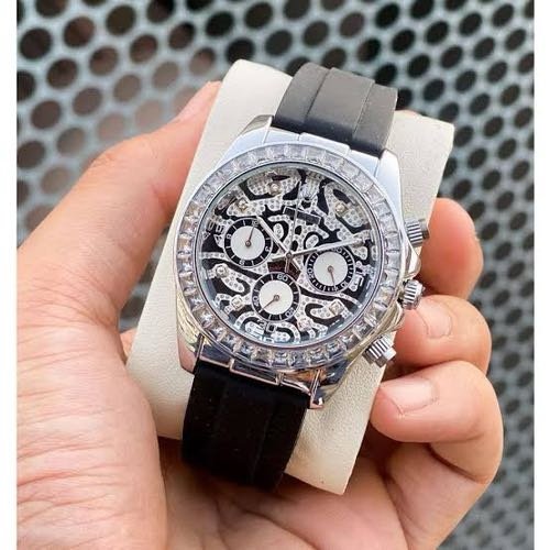 Rolex Daytona Diamond Tiger Silver OysterFlex TOP PREMIUM QUALITY WATCH