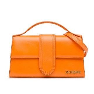 Jacquemus Le Chiquito Long Handle orange