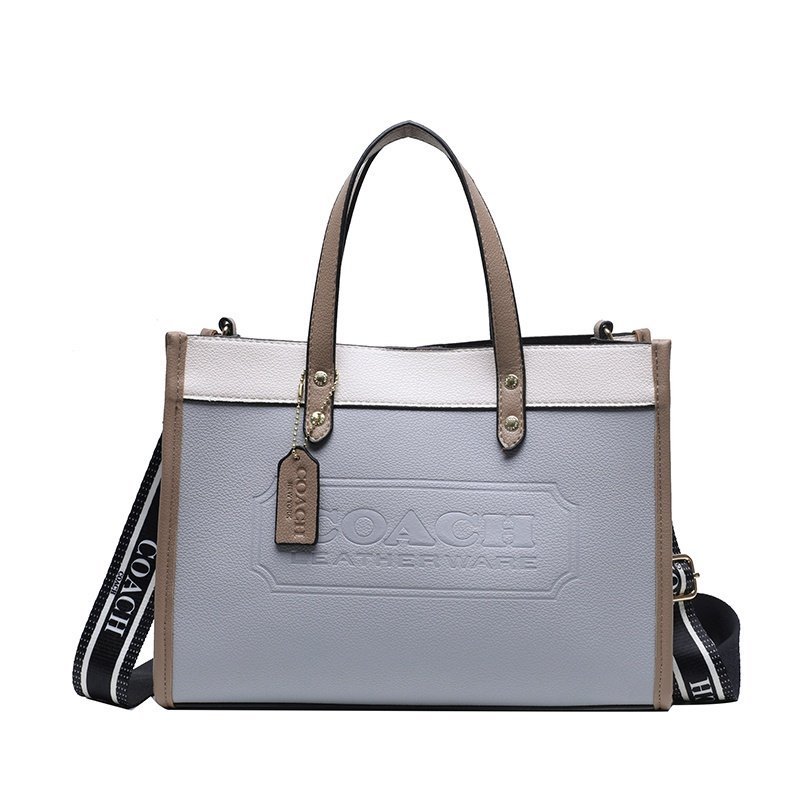 Coach Field Tote Bag Sky blue